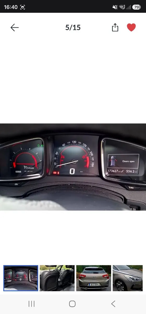 Citroen DS5 NCT TAX low mil - Image 2