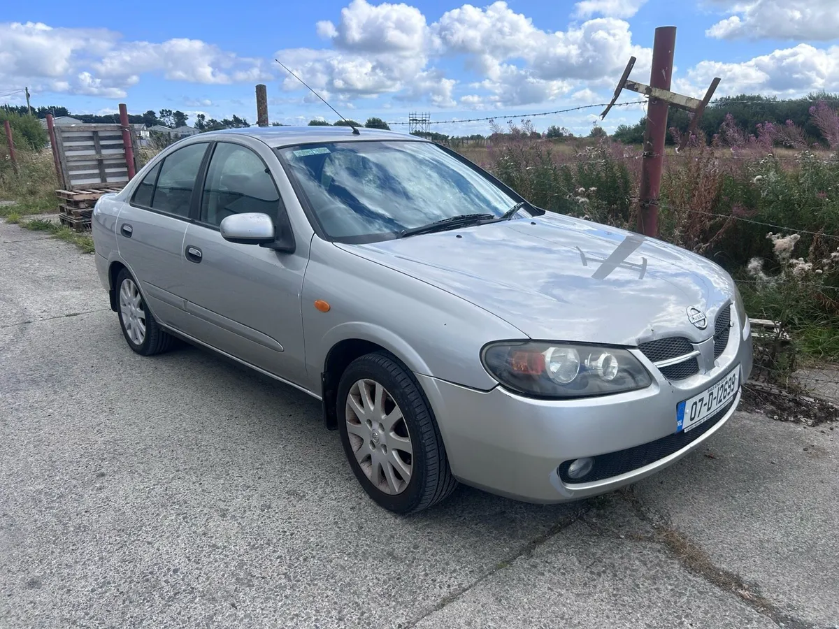 2007 Nissan Almera NCT 01/27   Tax 8/26 - Image 1
