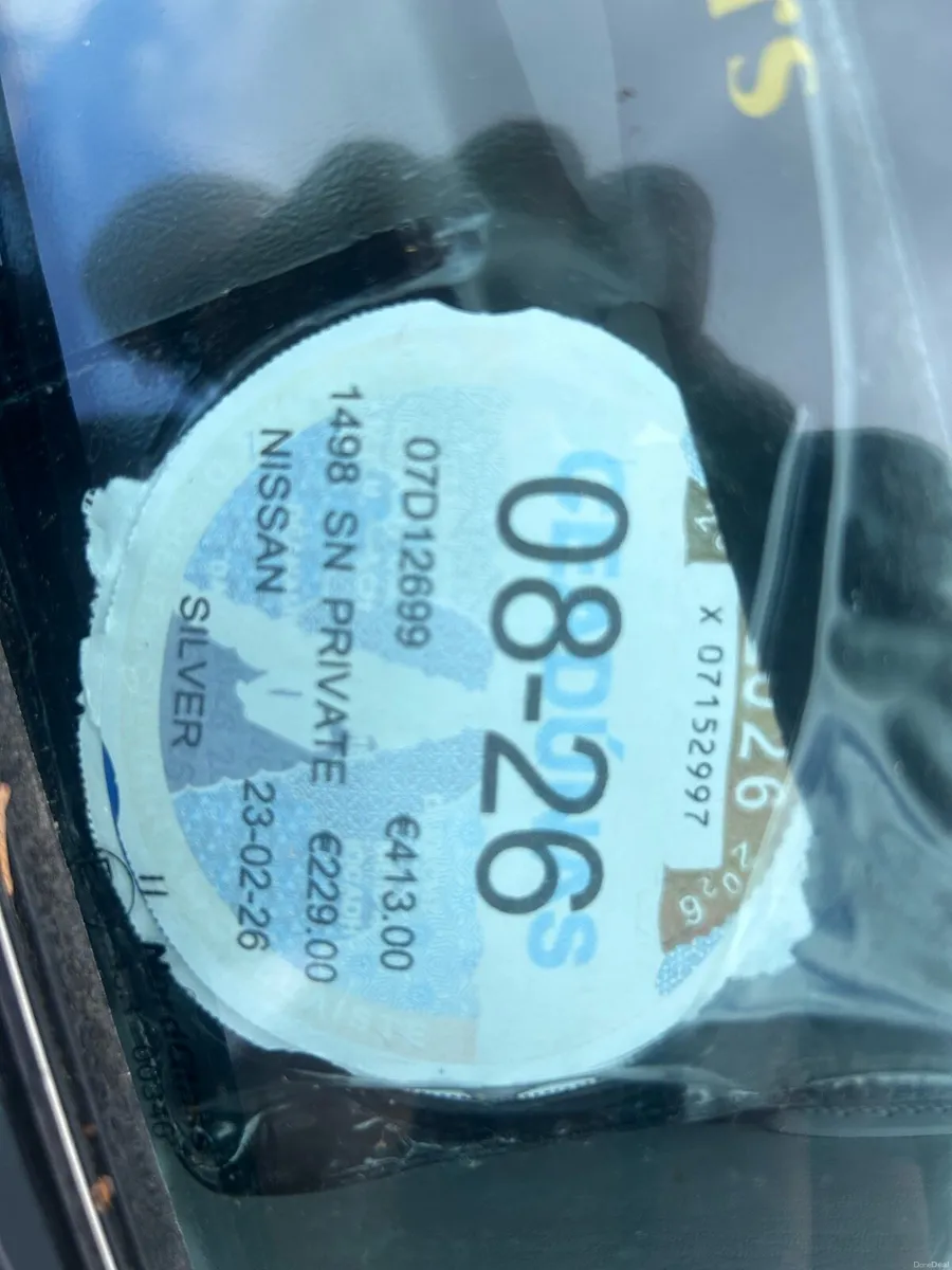 2007 Nissan Almera NCT 01/27   Tax 8/26 - Image 3
