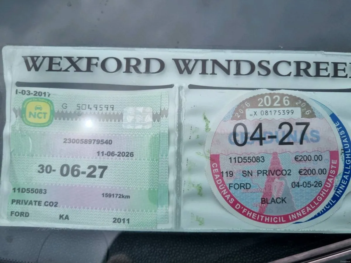 Ford ka Nct tax 2 keys Serviced - Image 2