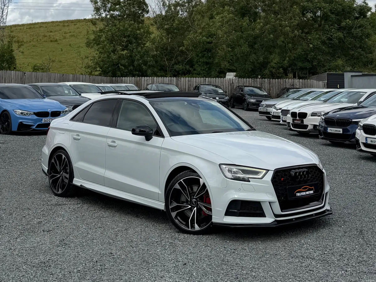 AUDI S3 2018 PAN ROOF, PEARL WHITE! - Image 3