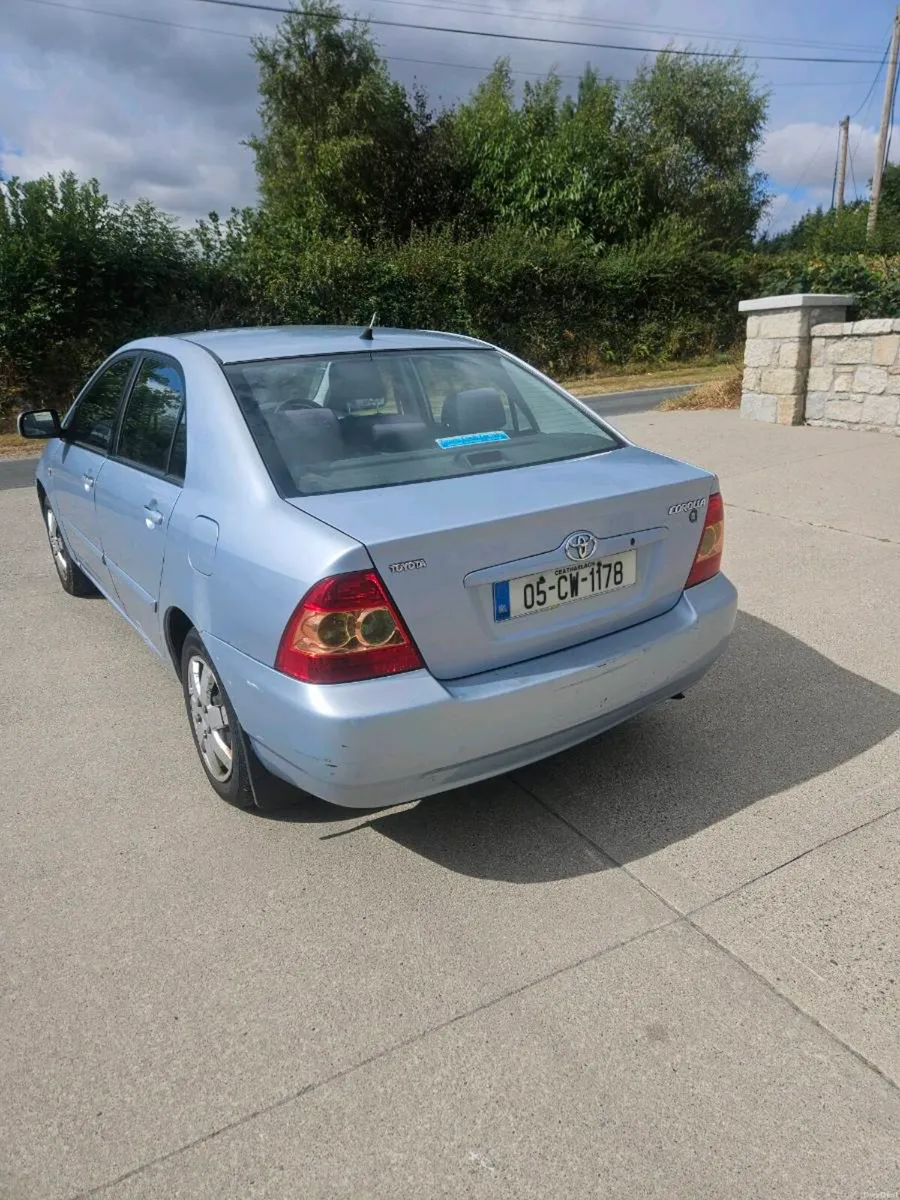 05 toyota corolla 1.4 petrol nct 3/27 tax 9,/26 - Image 2