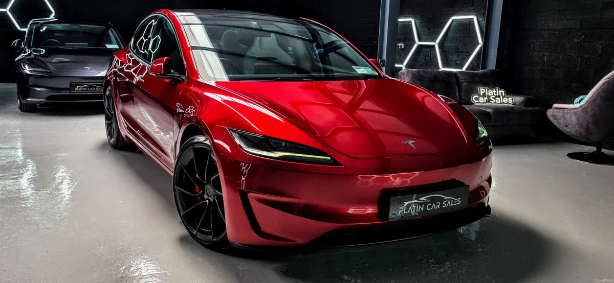 🔥 2024 Tesla Model 3 Performance AWD Ultra Red - Image 1
