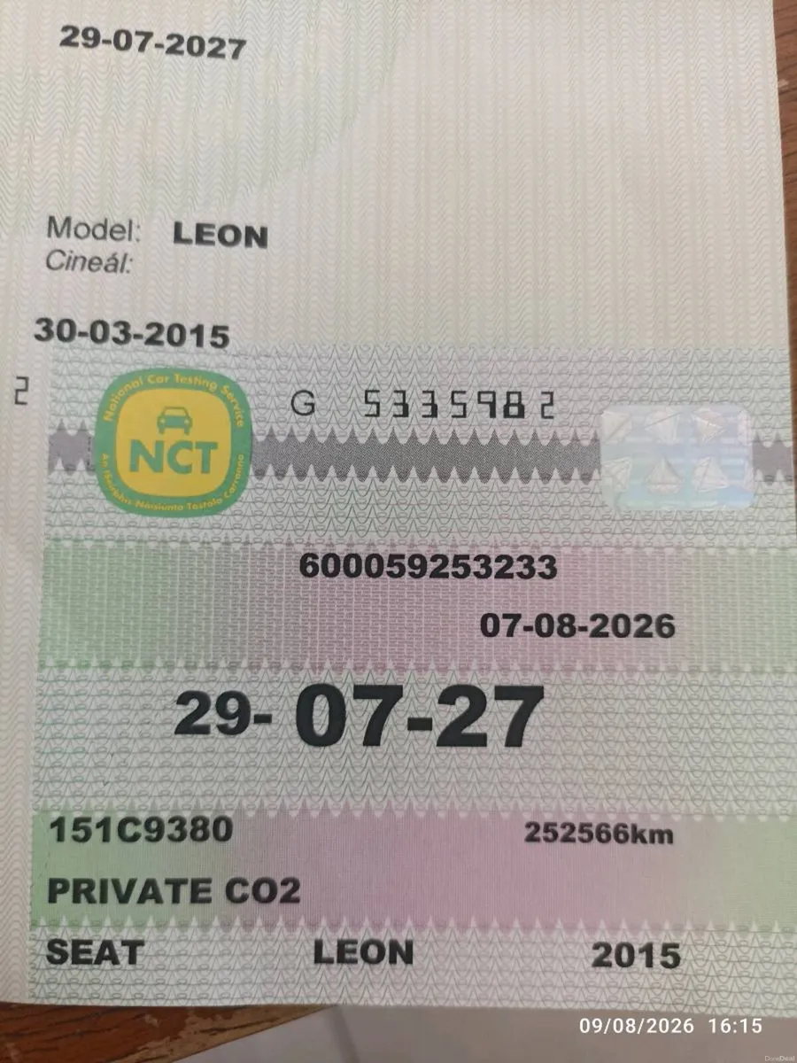Seat Leon 1.6 TDI. New NCT - Image 5