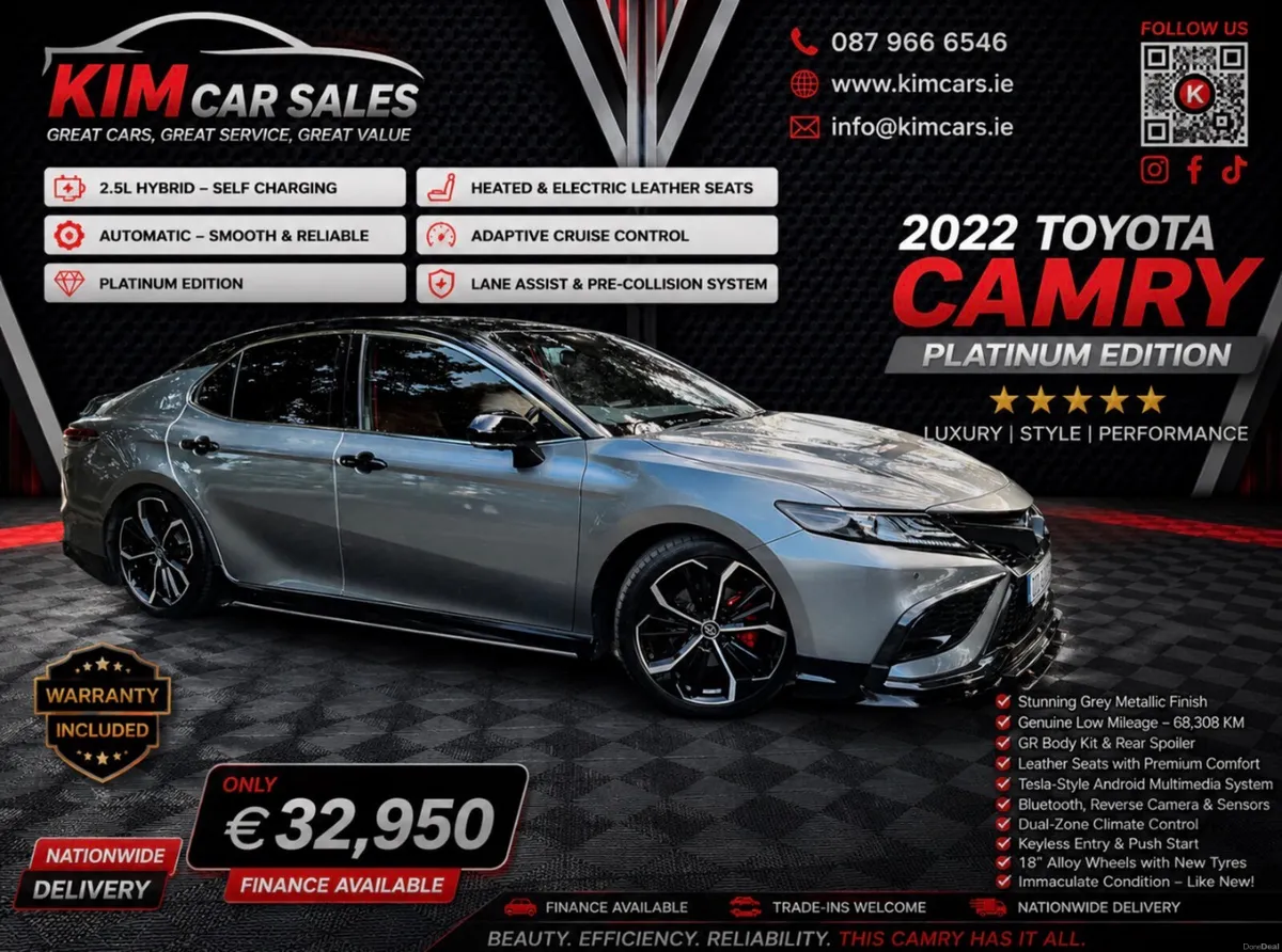 222 TOYOTA CAMRY WORLD SPORTS EDITION MUST SEE !!! - Image 1