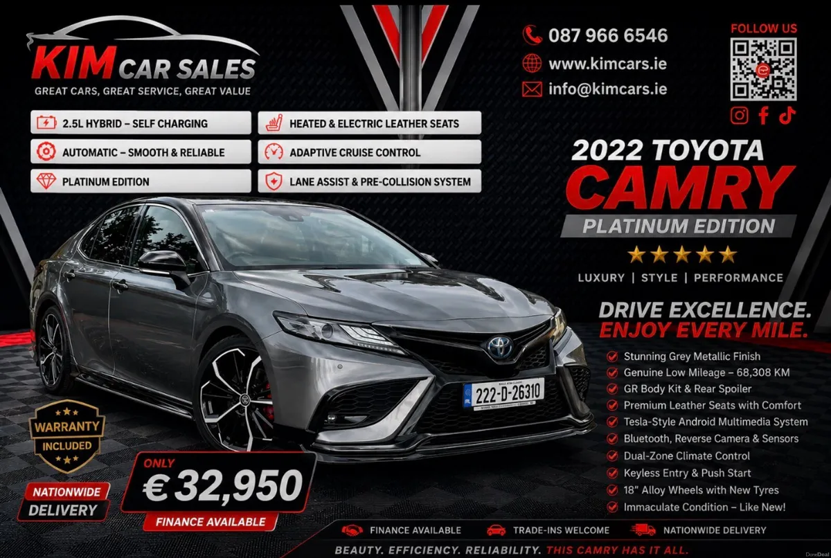 222 TOYOTA CAMRY WORLD SPORTS EDITION MUST SEE !!! - Image 2