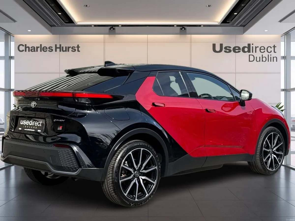 Toyota C-HR Gr Sport Phev Auto  (RED WITH BLACK RO - Image 2