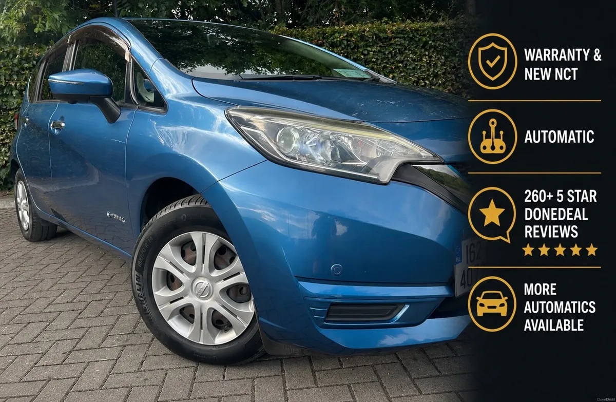⭐ 🚙 NEW NCT / WARRANTY 1.2 HYBRID NISSAN NOTE ⭐ - Image 1