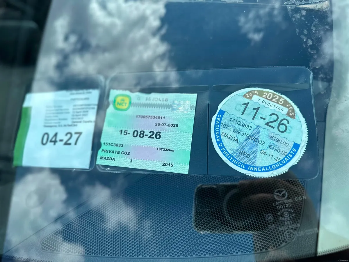 Mazda 3 2015 NCT 08/26 Tax 11/26 - Image 6
