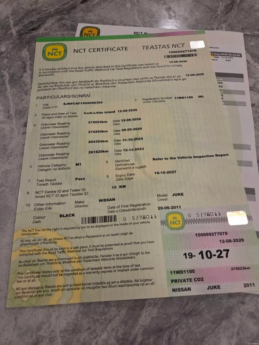 2011 New NCT +  tax Nissan Juke 1.5 cdi - Image 1