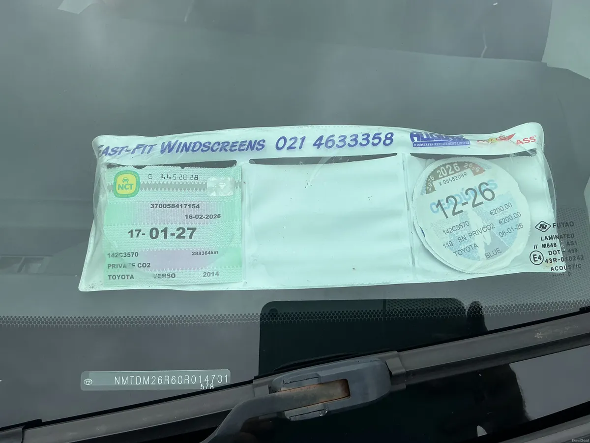 2014 TOYOTA VERSO 1.6 D4D 7 SEATER NCT TAXED - Image 4