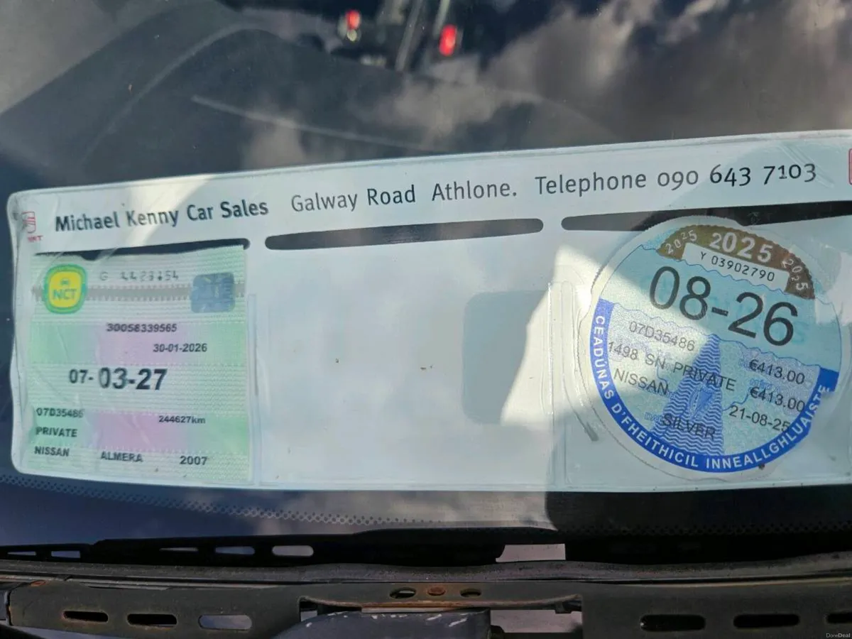 Nissan Almera,  Tax And Fresh Test - Image 5