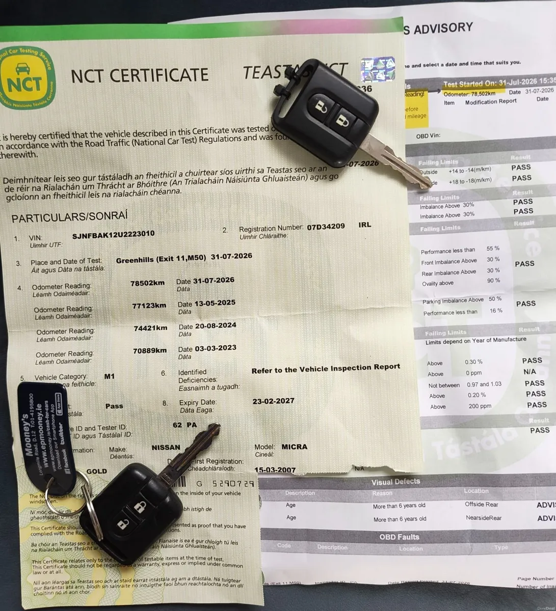 Nissan Micra 2007 automatic, low mileage, €3,499 - Image 2