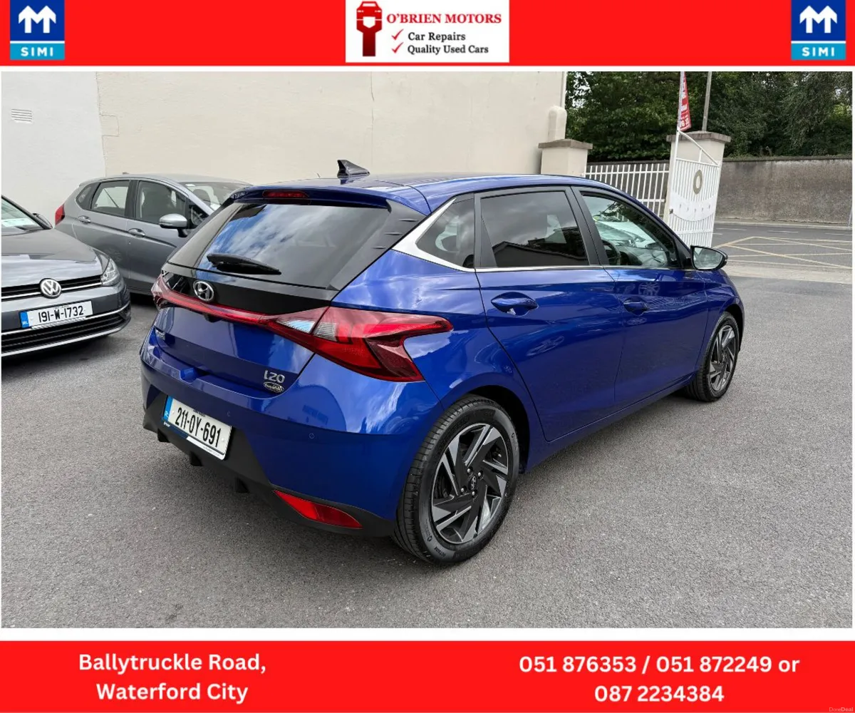2021 Hyundai I20 Deluxe, Petrol, 5 Door,Blue. - Image 5