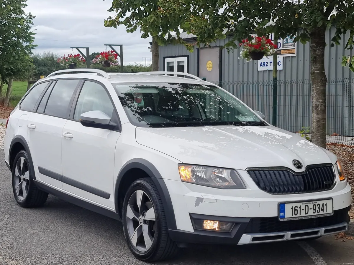 2016 SKODA OCTAVIA SCOUT ESTATE DIESEL NCT'd €8900 - Image 1