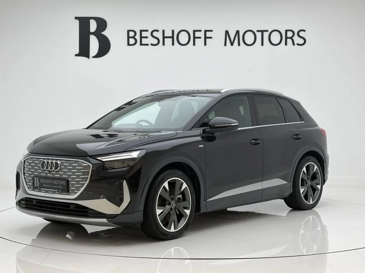 Audi Q4 E-TRON 40 S-LINE//LOW MILES//AS NEW=FULL M - Image 1
