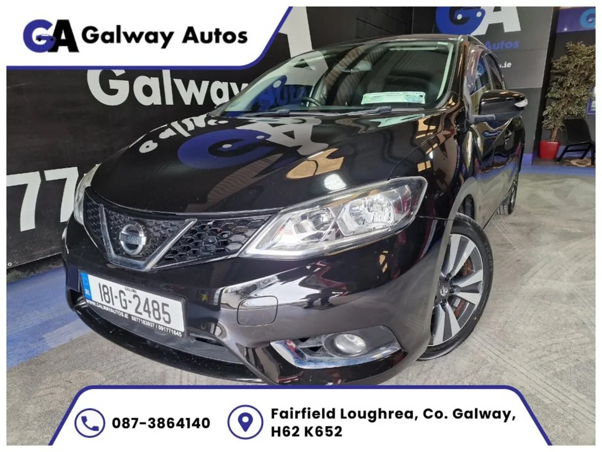 Nissan Pulsar 1.2 CVT **LOW MILAGE, SAT NAV, REVER - Image 1