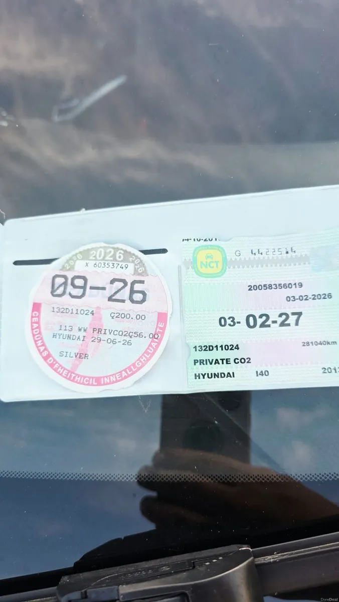 i40 2013  NCT 03.02.2027 Tax Till end of September - Image 3