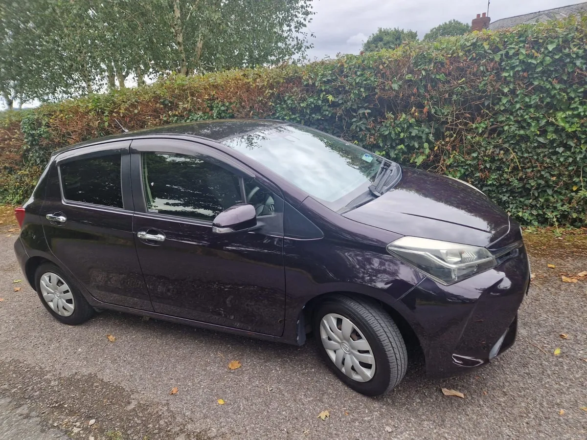 Toyota Vitz 1.3 Petrol Hybrid Automatic – Purple - Image 3