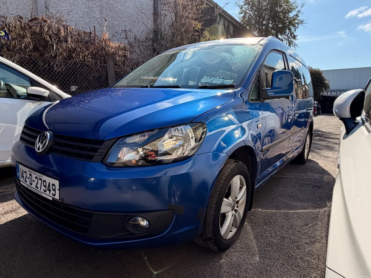 Volkswagen Caddy 2014 7 seater wheelchair accessib - Image 1