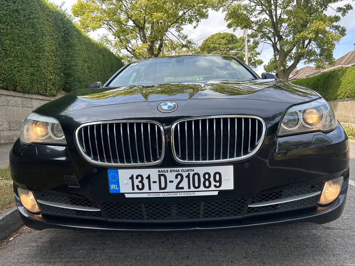2013 BMW 5 SERIES OYSTER LEATHER INTERIOR - Image 2