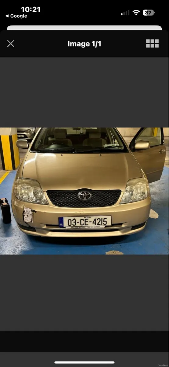 Toyota corolla 2003 automatic read description - Image 1