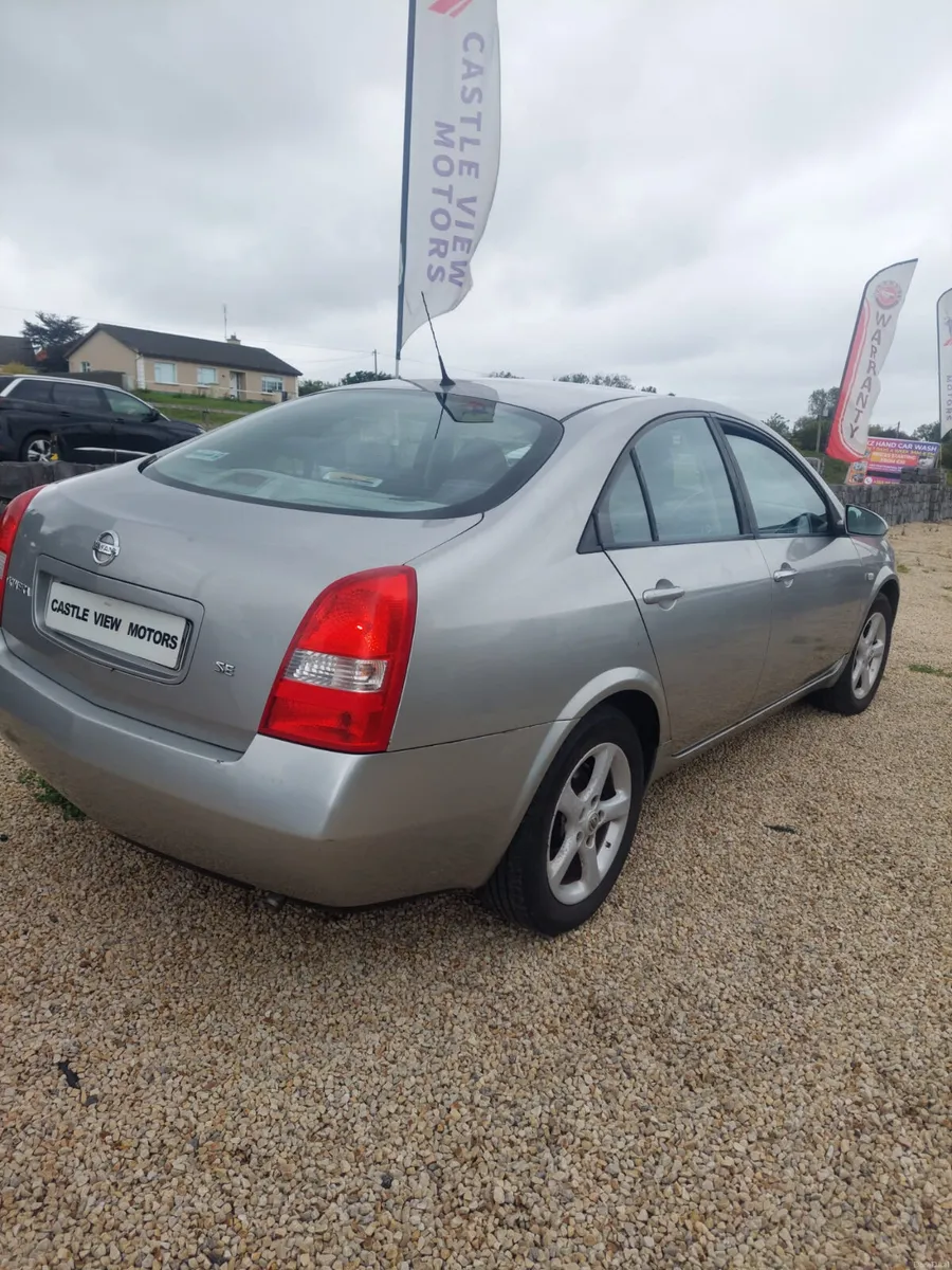 07 Nissan Primera Tax and Tested 1.6 Petrol €1250 - Image 2