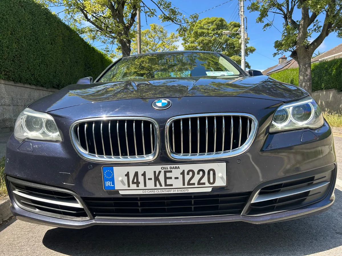 2014 BMW 5 SERIES AUTOMATIC DAKOTA BROWN LEATHER - Image 2
