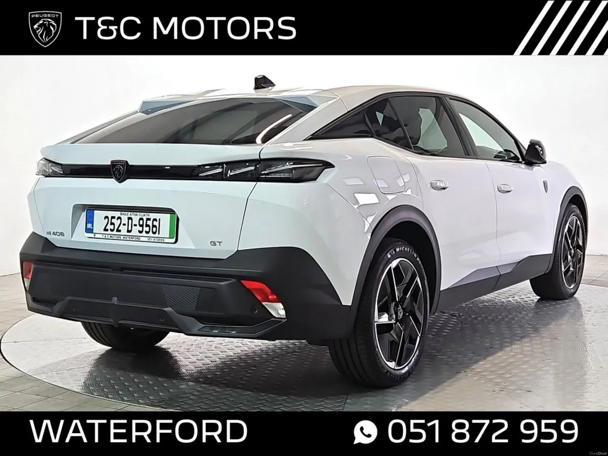 Peugeot 408 *Low Mileage Electric* GT Model - Rear - Image 3