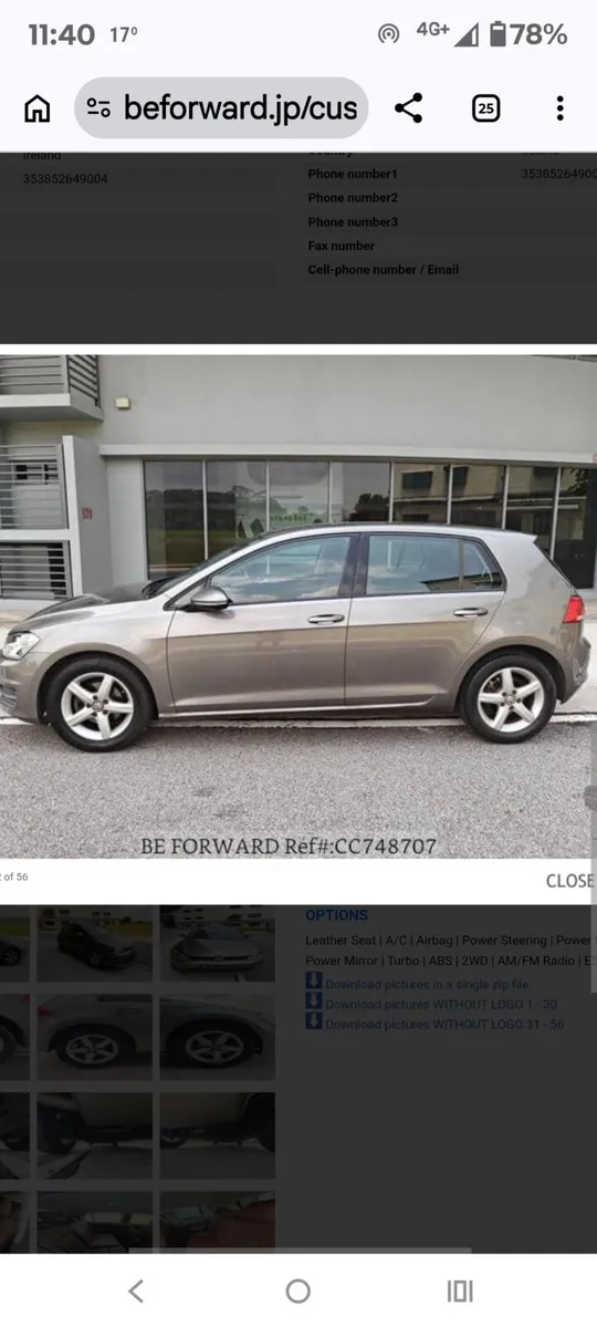 2016 Volkswagen Golf 1.2 TSI Auto.NCT July 2027 - Image 2