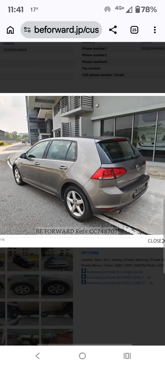 2016 Volkswagen Golf 1.2 TSI Auto.NCT July 2027 - Image 3