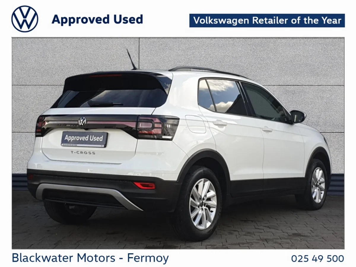 Volkswagen T-Cross 1.0TSI 95BHP LIFE WITH CONTROL - Image 3