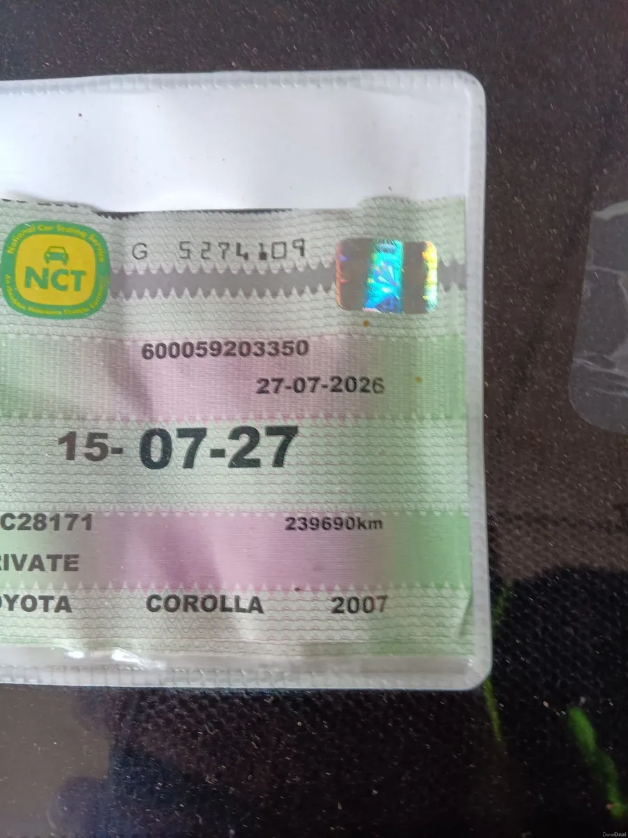 Toyota Corolla 2007 - Image 1