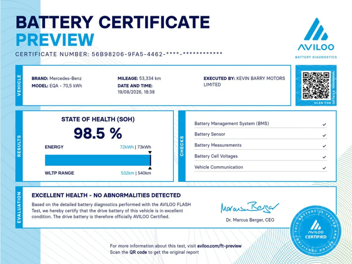 Mercedes-Benz EQA 250+ AMG LINE EXECUTIVE (70.5KWH - Image 2