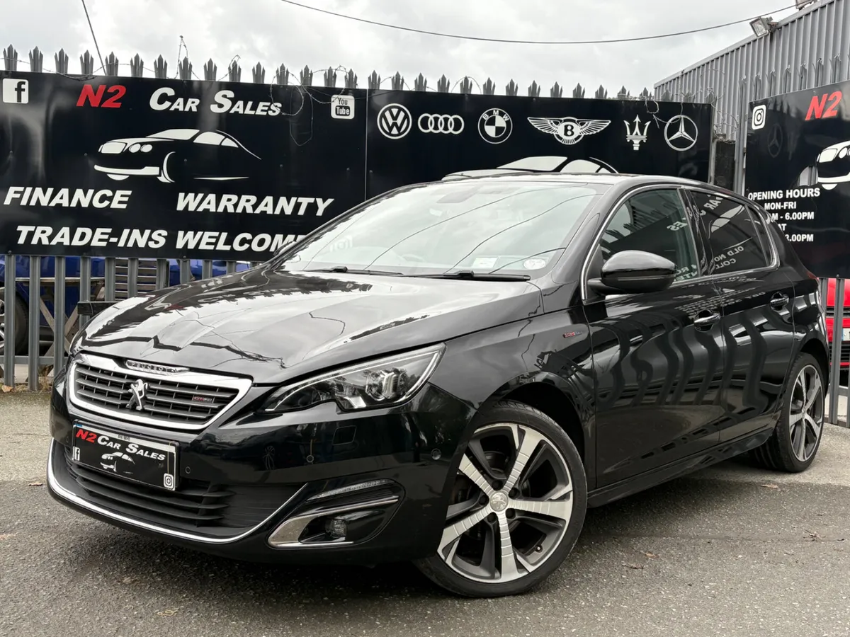 161 Peugeot 308 1.2 GT AUTO, LOW MILES, NEW NCT - Image 1