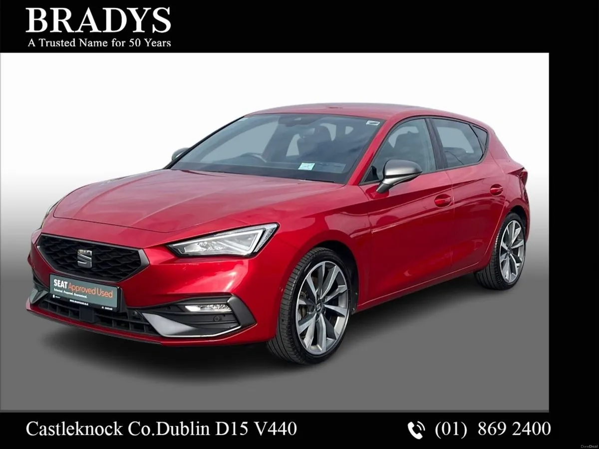 SEAT Leon 1.5 eTSI 150HP DSG FR *DESIRE RED* HUGE - Image 2