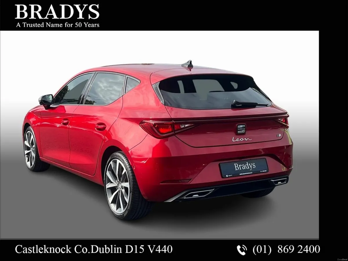 SEAT Leon 1.5 eTSI 150HP DSG FR *DESIRE RED* HUGE - Image 4