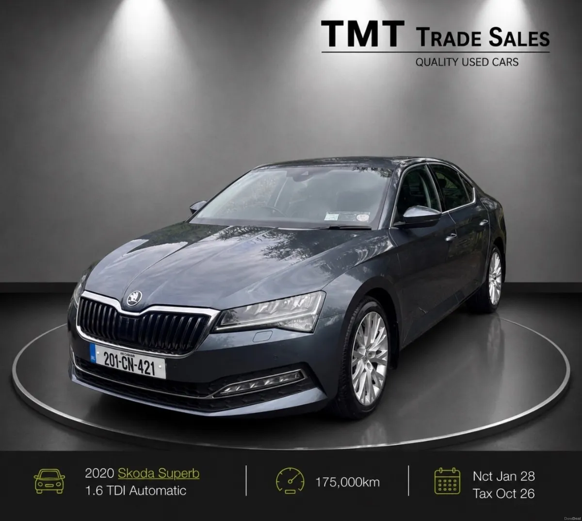 2020 Skoda Superb Style 1.6 TDI Auto NCT Jan28 - Image 1
