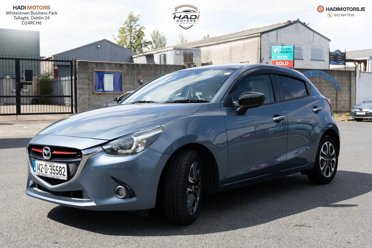 MAZDA DEMIO (MAZDA2) 2014 BLUE DIESEL AUTO - Image 2