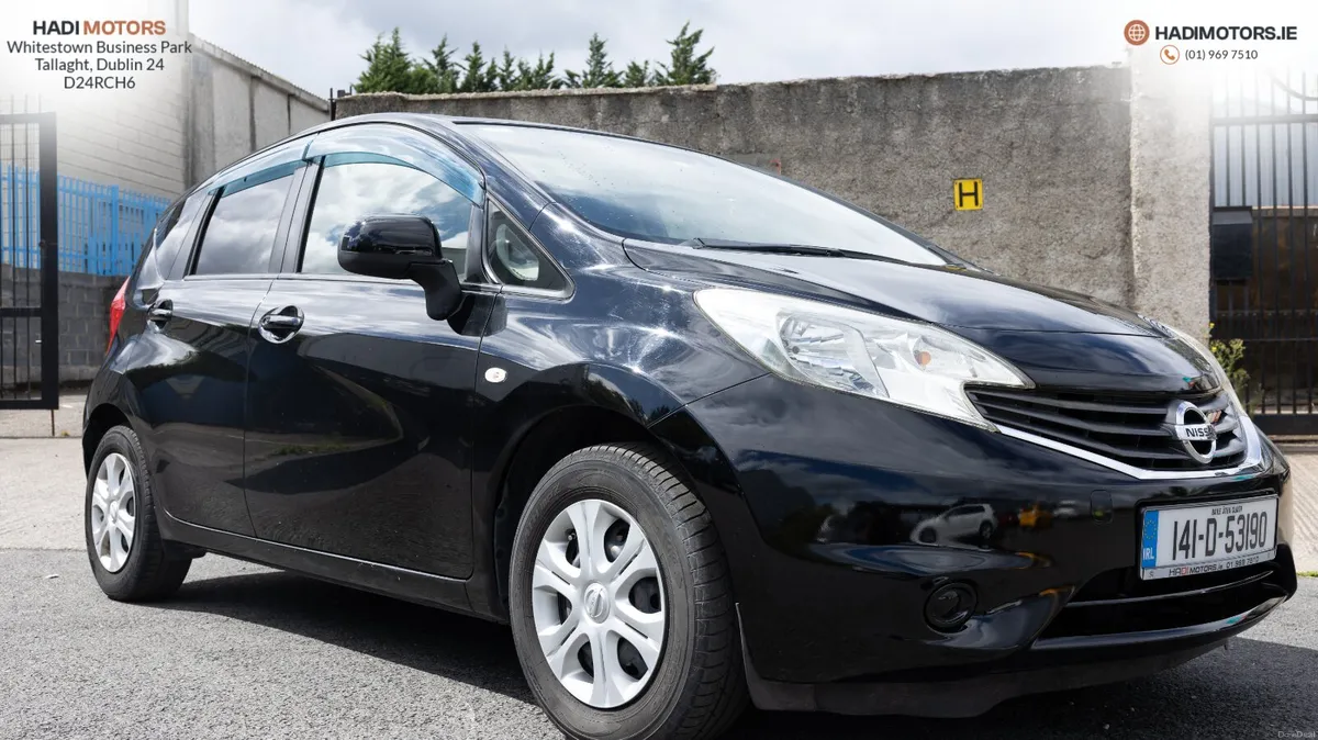 NISSAN NOTE 2014 BLACK 1.2 AUTOMATIC - Image 2