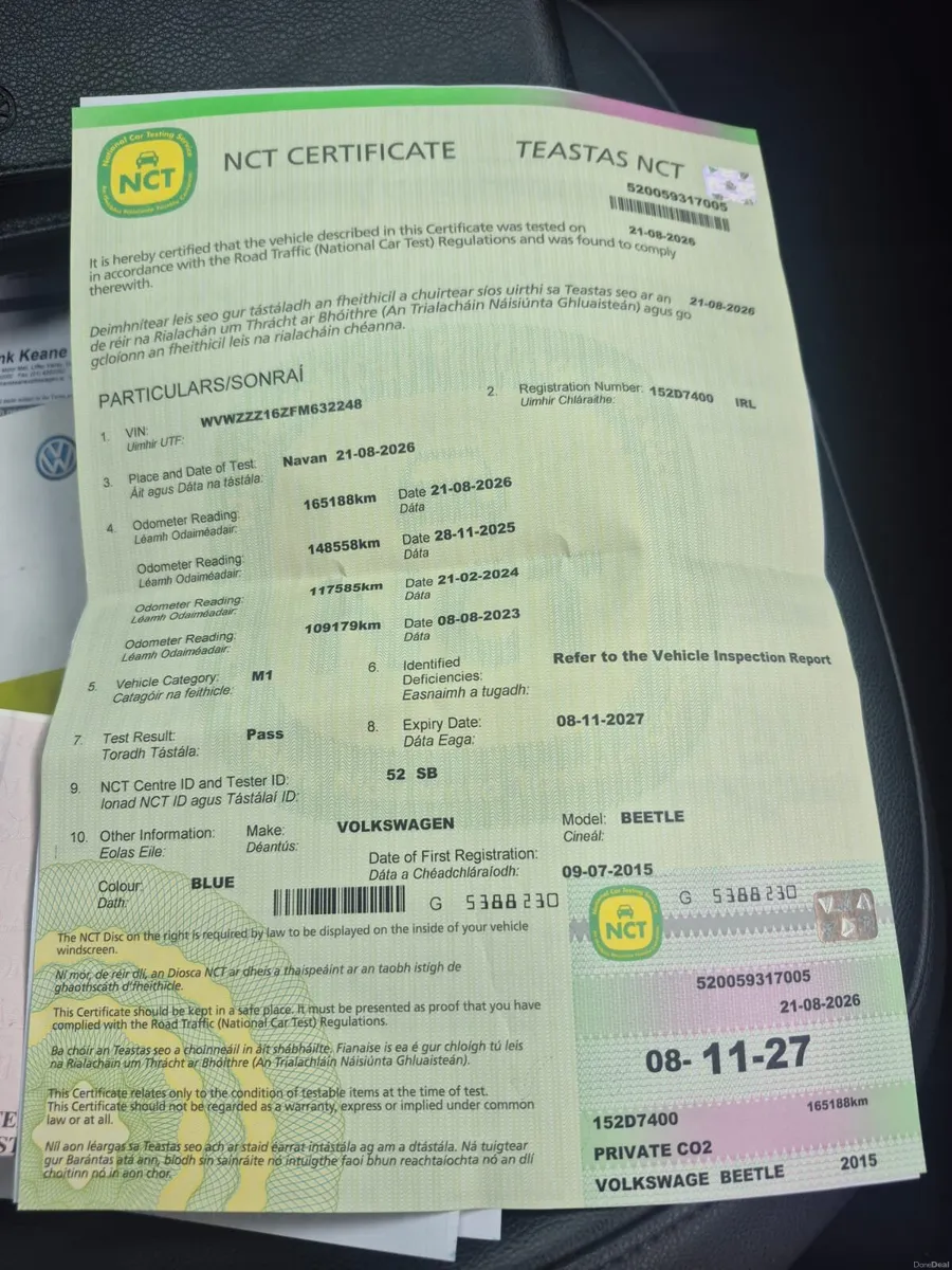 2015 Volkswagen Beetle 1.4TSI Petrol NEW NCT - Image 5