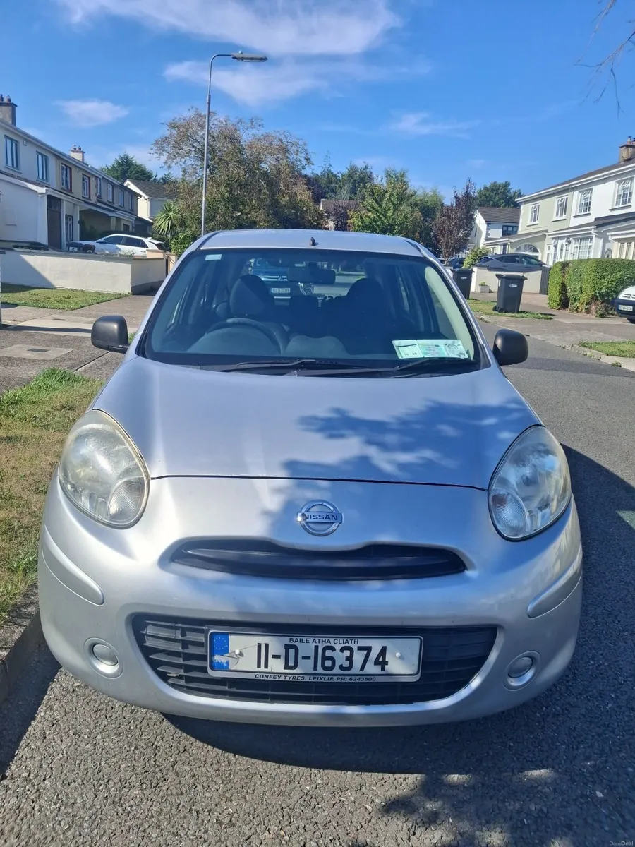 2011 1.2L Silver Nissan Micra - Image 1