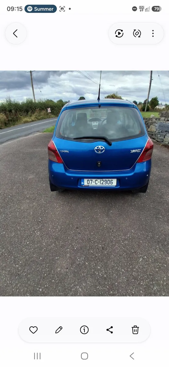 Toyota Yaris €1,280..N.C.T. 27th.2.2027.... - Image 5