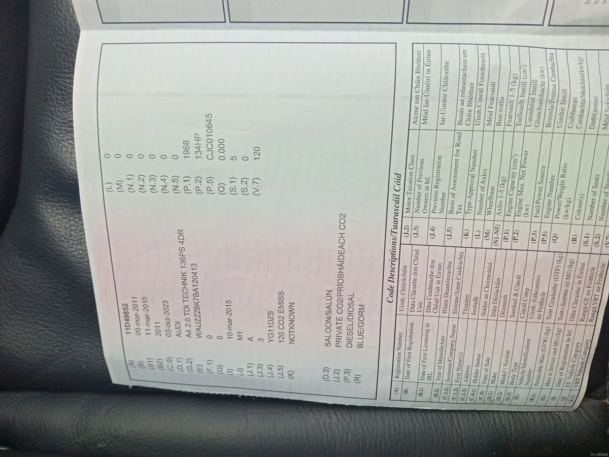 Audi A4 2011 - Image 3