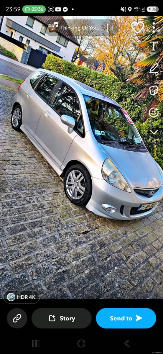 Perfect Clean low Mileage Honda Jaz 07 - Image 2