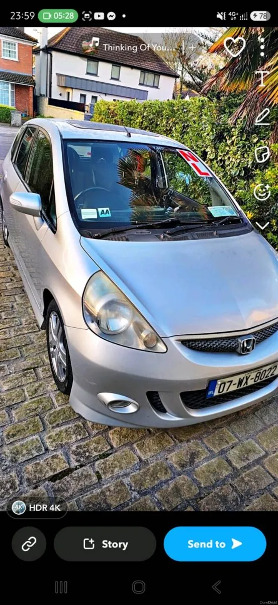 Perfect Clean low Mileage Honda Jaz 07 - Image 4