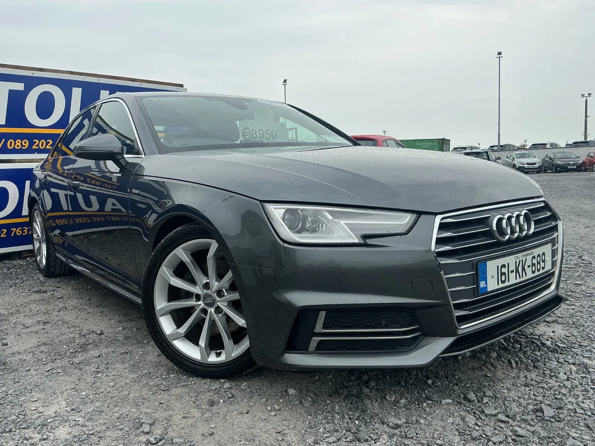 2016 AUDI A4 S-LINE 2.0 TDI 150 BHP TAXED NCT - Image 1