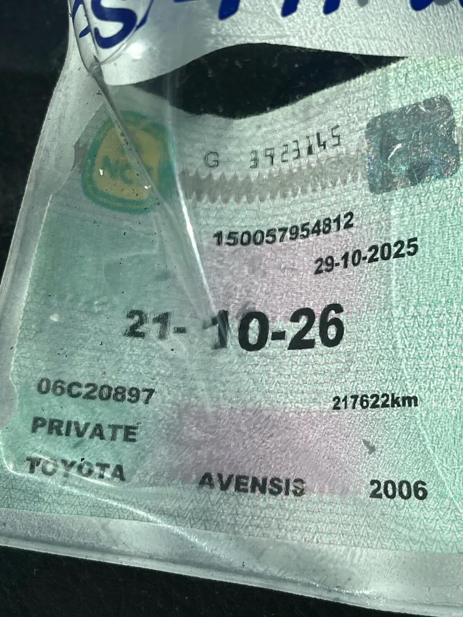 Toyota Avensis STRATA 1.6 NCT 10/26 - Image 6