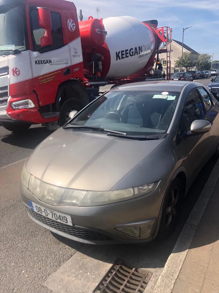 2008 Honda Civic Low Mileage NCT 03/27 €2750 - Image 1