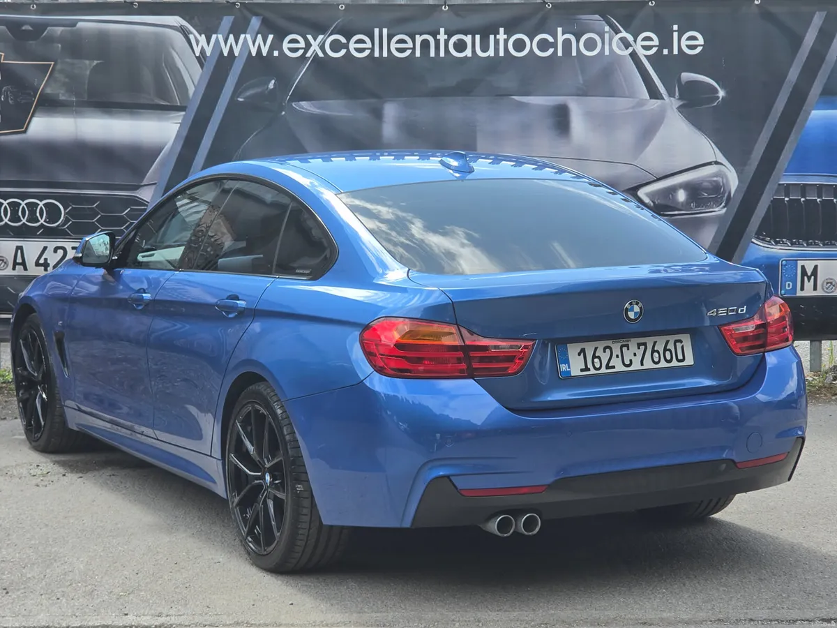 BMW 4-Series 2016 420D MSPORT Estoril-Blue - Image 3